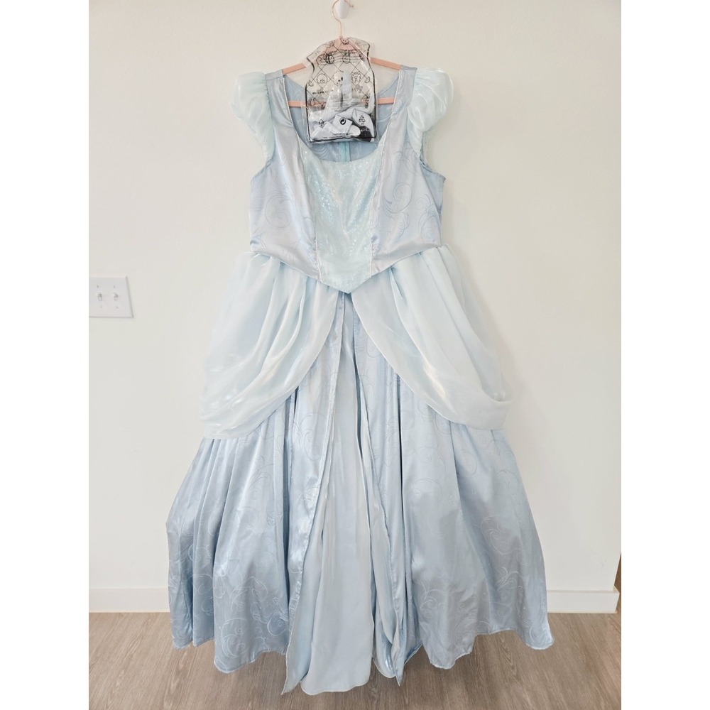 Cinderella Dress Adult Women 2X Ball Gown Costume Cosplay Princess Halloween...